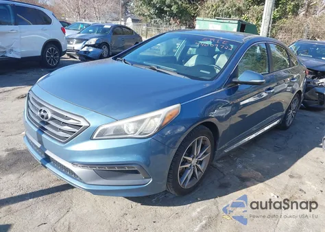 2015 Hyundai Sonata Sport 2.0T from USA, damaged, VIN 5NPE34AB7FH091512